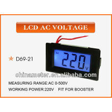 D69-21 LCD AC Voltage Panel Meter